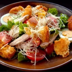 Салат цезарь с курицей